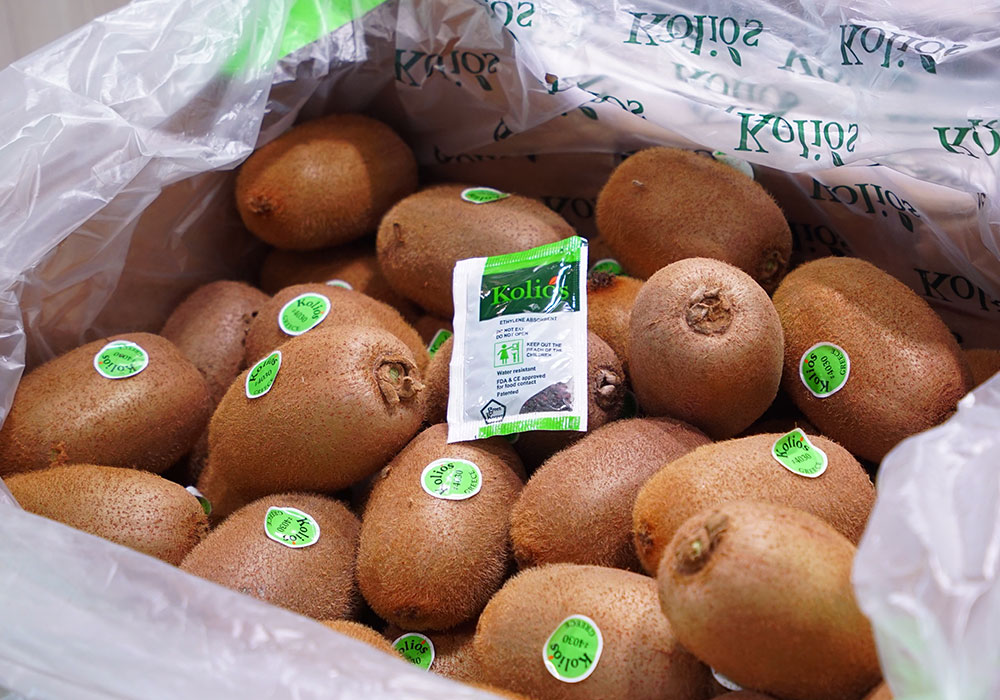Bulk pack of kiwifruit with GK4/P sachet